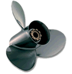 Aluminum boat propeller