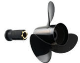 Turning Point boat propeller and hubs